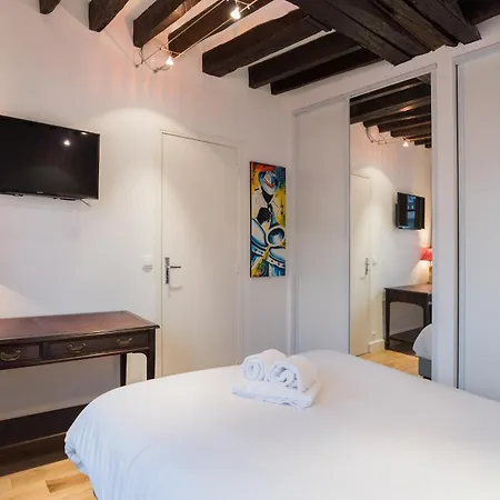 Apartament Le Marais & Arts Et Metiers - 1Br - Cityapartmentstay Paryż